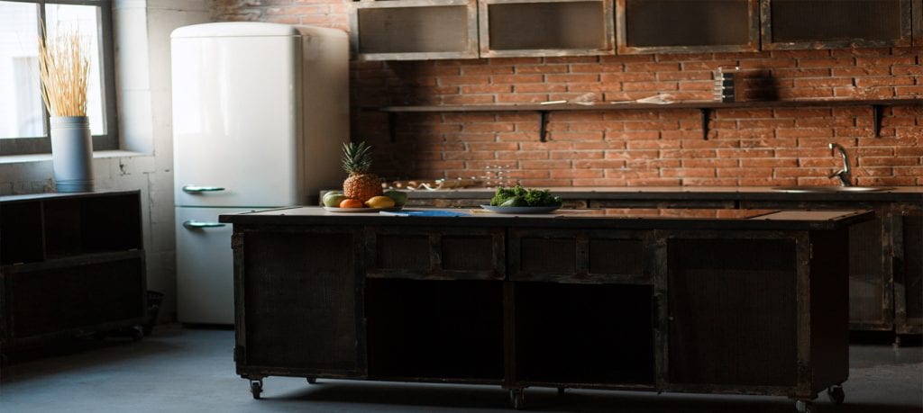 3.-Muebles funcionales,decoración estilo industrial