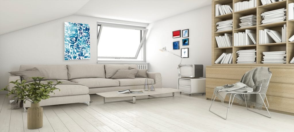 6.-Muestra los cuadros que van con tu personalidad, decoración de estilo ecléctico